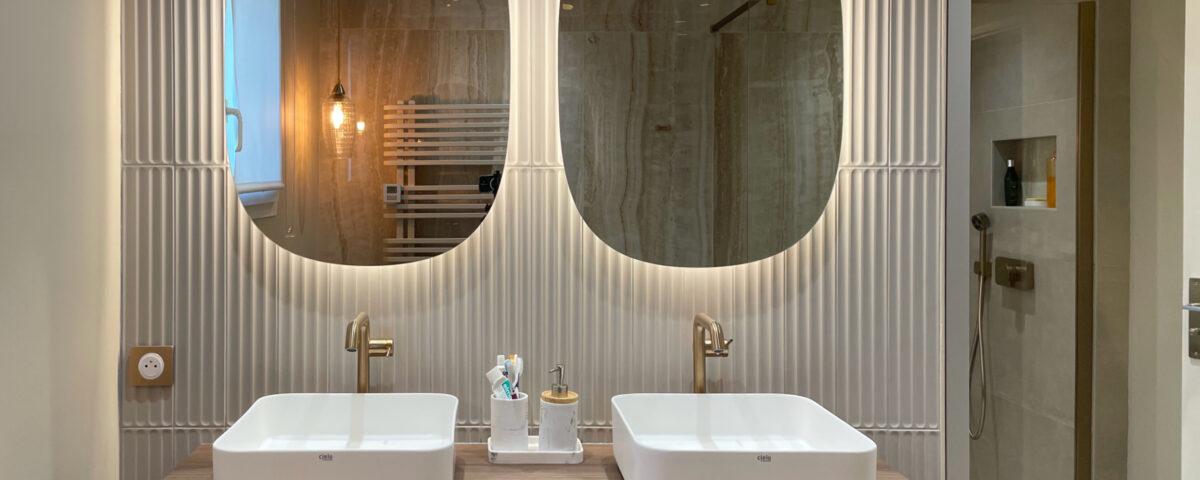 salle de bain ton beige